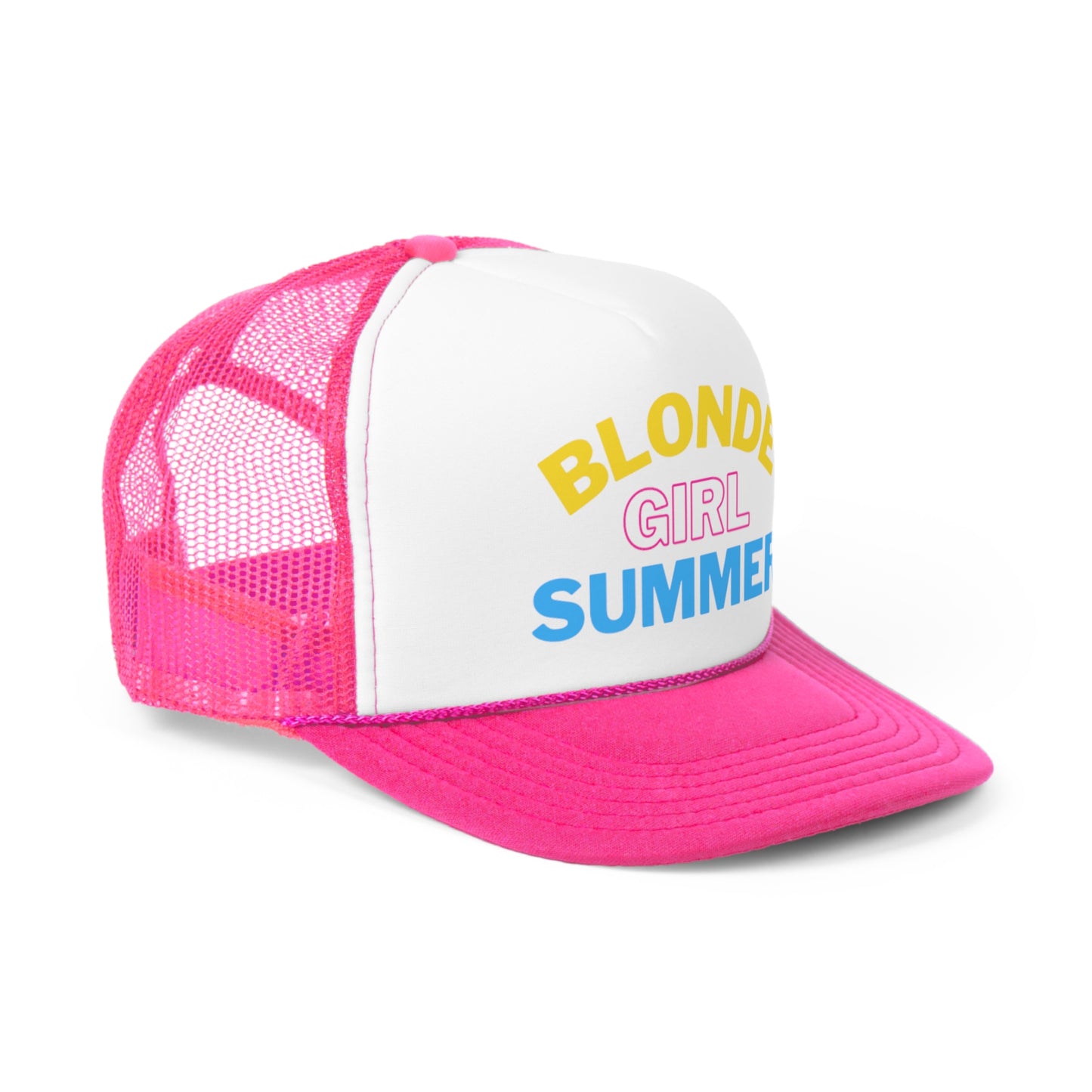 BLONDE Girl Summer Trucker Hat